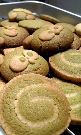 フードプロセッサーでさくさく抹茶クッキー