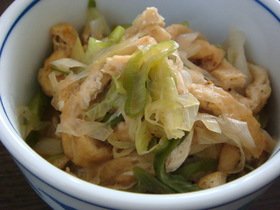 簡単おいし♪あげとねぎでおばあちゃんの味