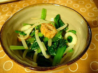 小松菜の簡単和え物の写真