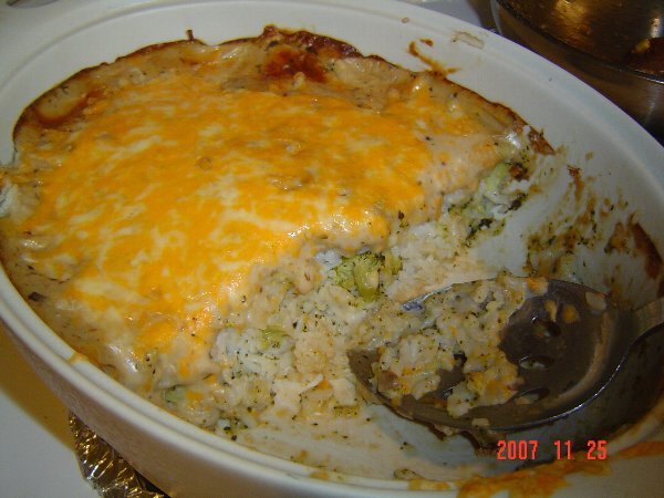 チーズひき肉とライスキャセロールのレシピ