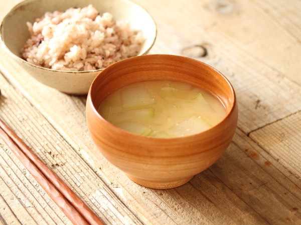 冬瓜と生姜の味噌汁