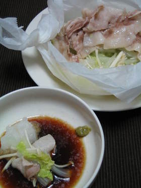 クックパーで★豚バラ蒸し