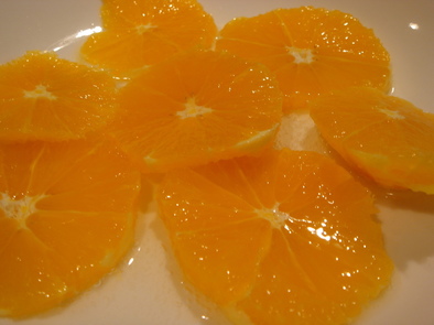オレンジのシャンペンサラダの写真