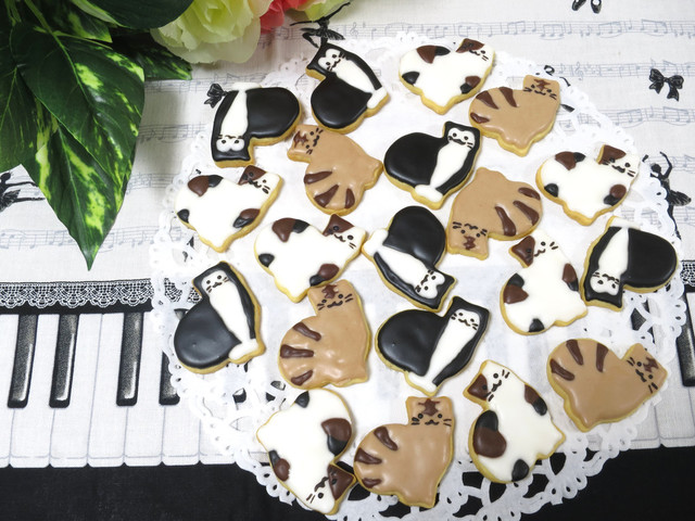 着色料なし 猫のアイシングクッキー レシピ 作り方 By パンダワンタン クックパッド