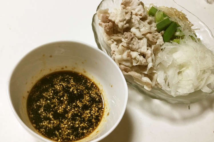 冷しゃぶにラー油ポン酢 レシピ 作り方 By きのこや クックパッド 簡単おいしいみんなのレシピが357万品