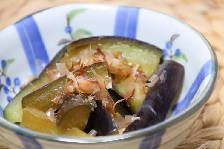 生姜チューブとめんつゆで ナスのお浸し レシピ 作り方 By はるもも クックパッド