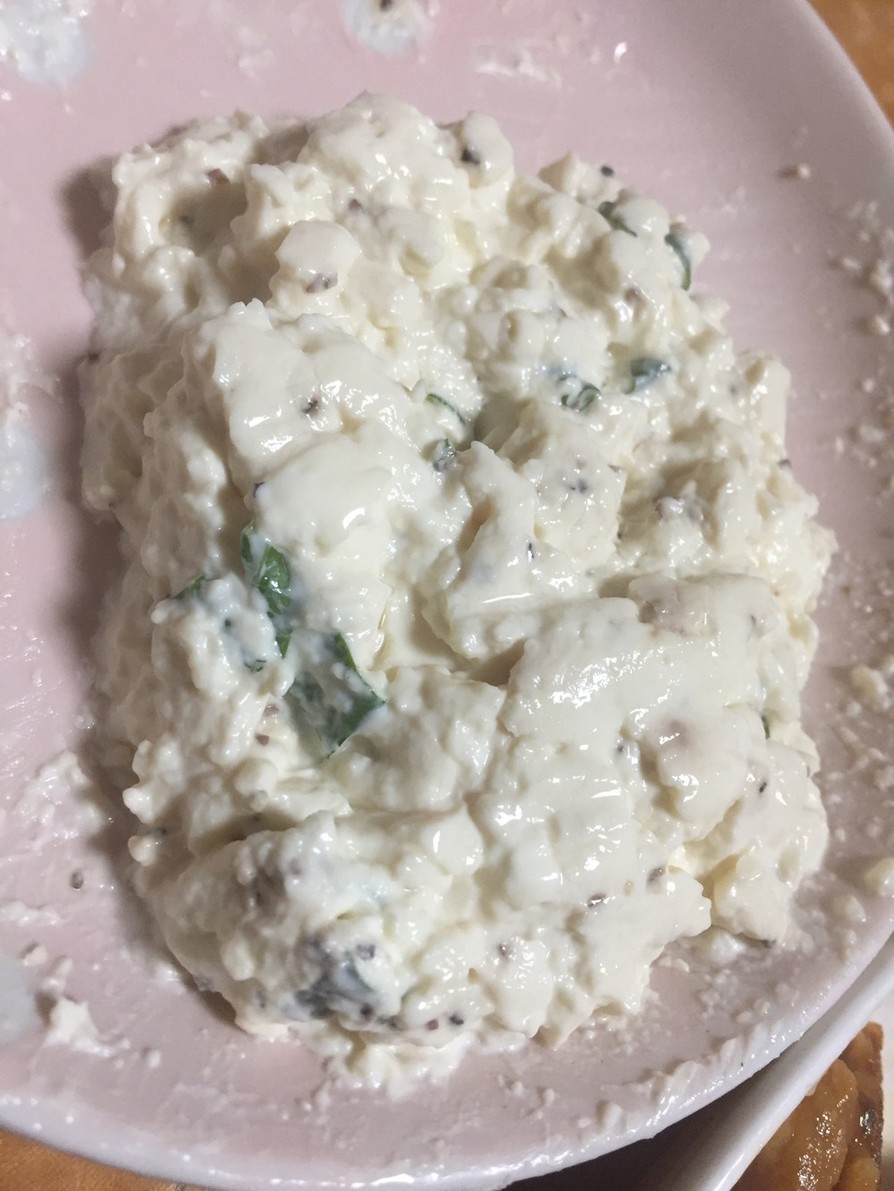 クリームチーズ豆腐で増量の画像
