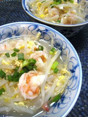◎もやしたっぷり酸辣湯(サンラータン)
