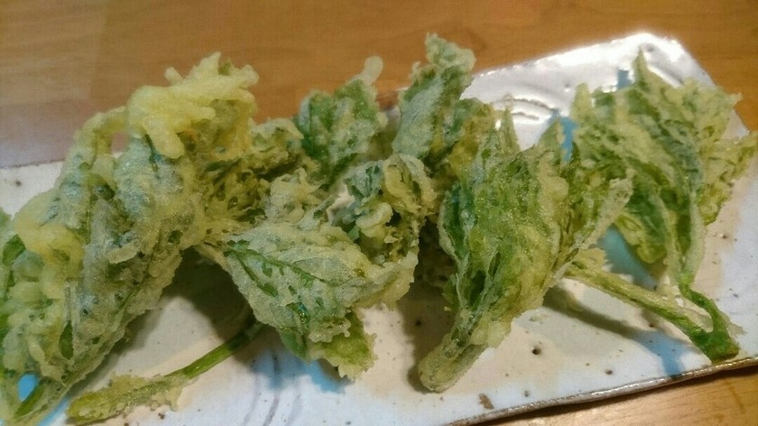 あしたば天ぷら♪