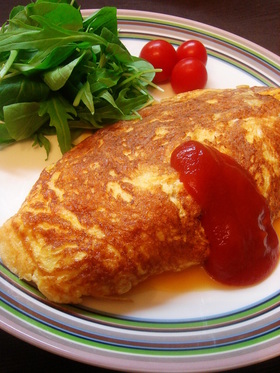 明太子ポテトオムレツ