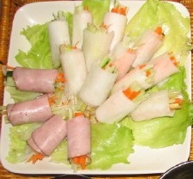 ライスペーパー?いいえ大根です