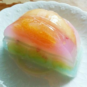 チューペットで可愛く綺麗なカラフルゼリー