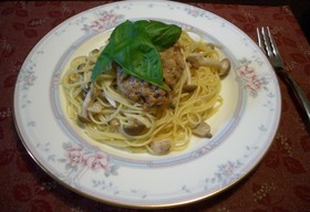 納豆スパゲティ★あさり入り