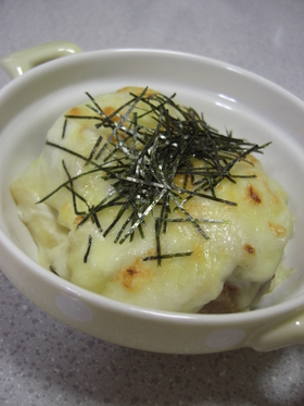 餅入り☆簡単ハンバーグラタン♪