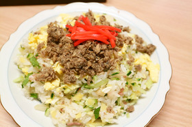 サバ缶そぼろ寿司