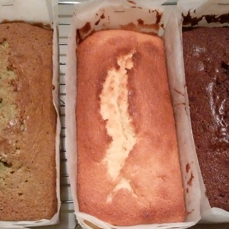 パウンドケーキ3種類