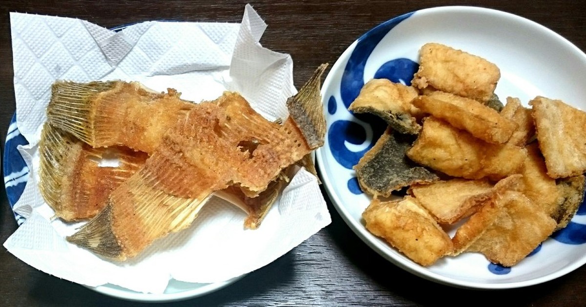 二度旨い 黄金鰈の唐揚げ 骨せんべい レシピ 作り方 By チャンコ ラボ クックパッド 簡単おいしいみんなのレシピが359万品