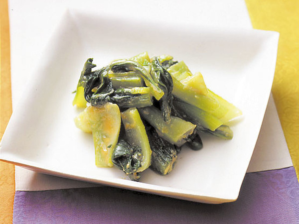 青梗菜の酢みそあえ