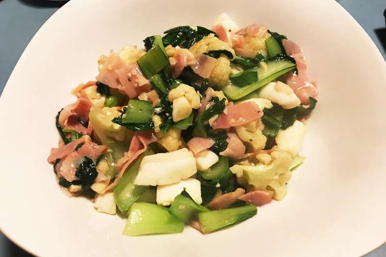 簡単 イカとカリフラワーの炒め物 レシピ 作り方 By Mapponnao クックパッド 簡単おいしいみんなのレシピが365万品