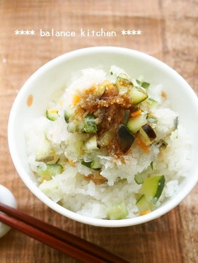 食欲アップ!ぬか漬けおろし丼
