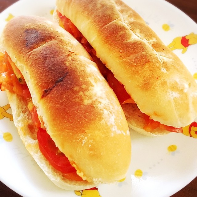 トマトたっぷりホットサンド レシピ 作り方 By めんたい クックパッド 簡単おいしいみんなのレシピが365万品