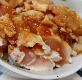 簡単☆ささみのさっぱり丼☆