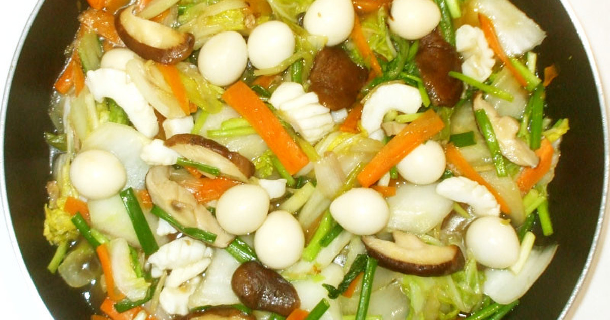 八宝菜白菜のレシピ