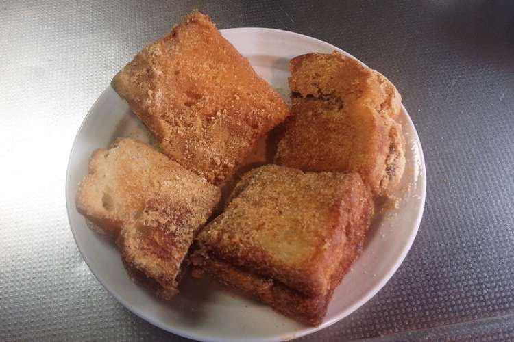 食パンで簡単 きなこあんこ揚げパン レシピ 作り方 By Moooooo クックパッド 簡単おいしいみんなのレシピが375万品