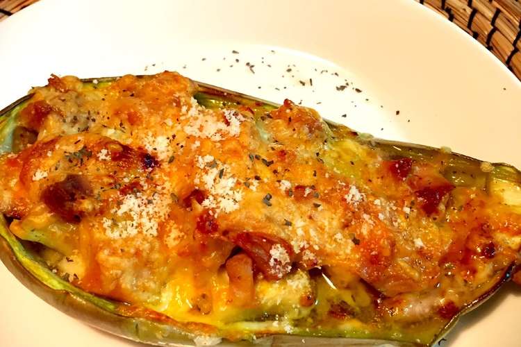 白なすの鶏肉チーズボート レシピ 作り方 By Kikimochi クックパッド 簡単おいしいみんなのレシピが357万品