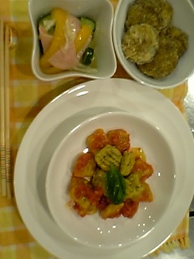 かぼちゃの手作りニョッキ