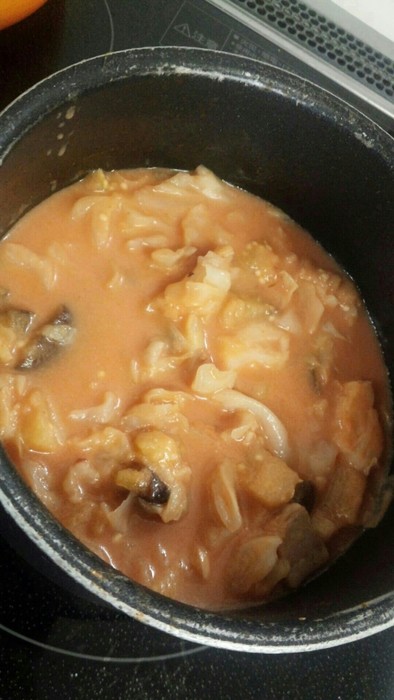 ガスパチョ豆乳スープの写真