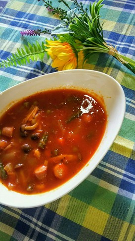 余り野菜のミネストローネ 簡単