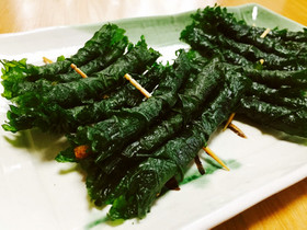 宮城の郷土料理♪『しそ巻き』