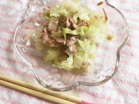 レンジで簡単*キャベツとツナのサラダ*