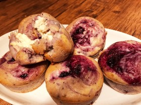 HMブルーベリー×クリームチーズマフィン