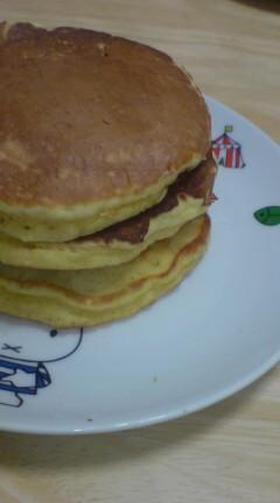柿とりんごのふわふわパンケーキ(^^*