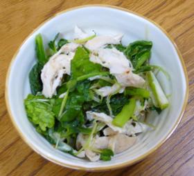 簡単!旨!ささみと青菜のナンプラー