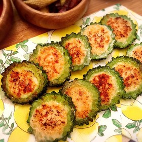 簡単!夏メニュー!ゴーヤの肉詰め