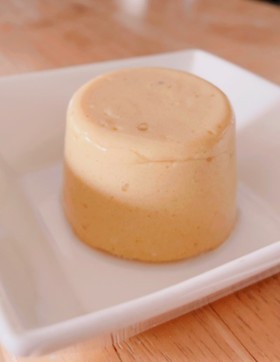 *柿の豆腐プリン*