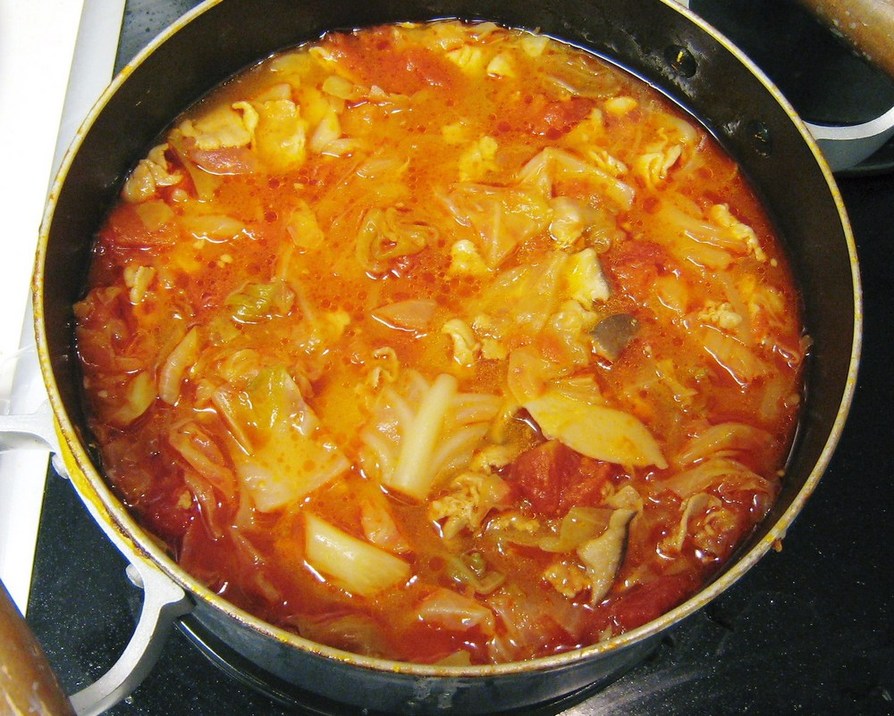 キャベツ山盛りスープの画像