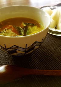 簡単！かぼちゃの野菜のスープ