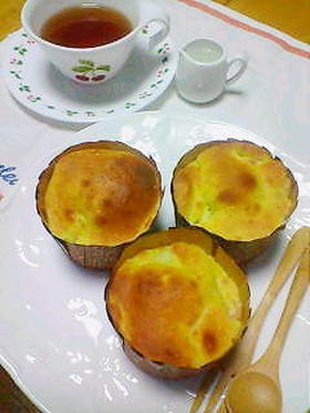 レンジとトースターで簡単アップルマフィン