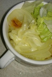 オニオン&レタスグラタンスープ