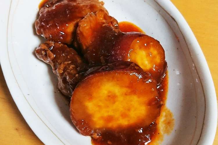 鶏肉とさつまいものbbqソース レシピ 作り方 By フラットチェスト クックパッド