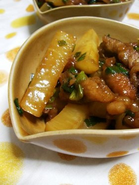 ★大根と豚肉のこってり炒め★