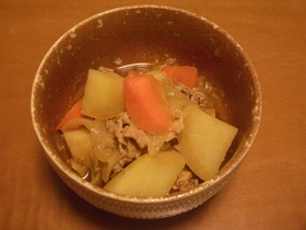 しょうが風味の豚肉じゃが♪