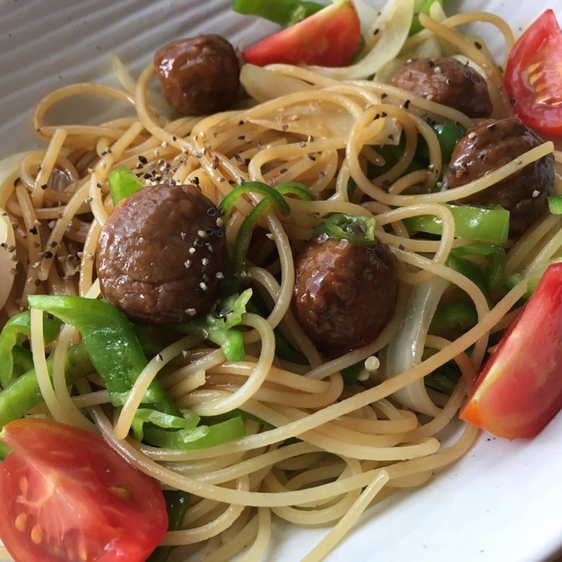 照り焼きパイナップルミートボールのレシピ