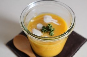 バターナッツかぼちゃのスープの画像