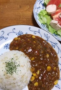 時短メニュー☆夏野菜のキーマカレー