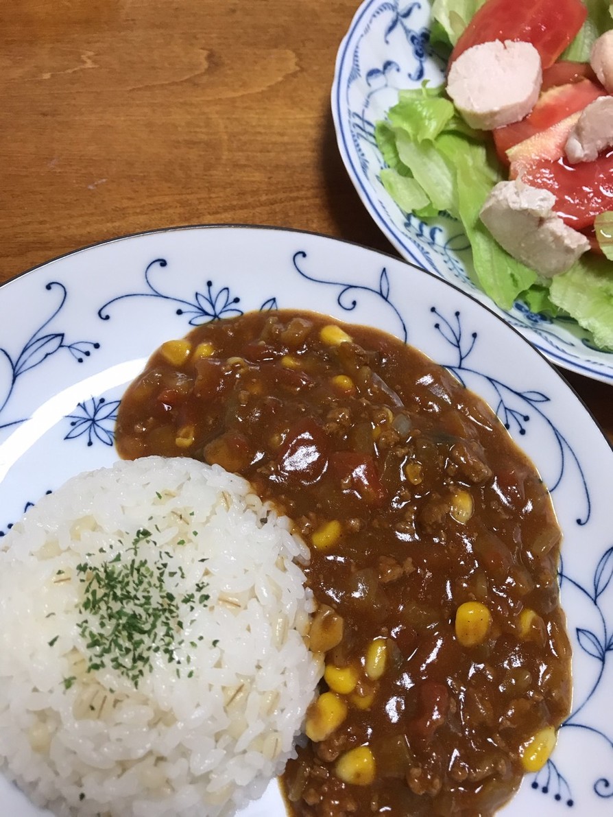時短メニュー☆夏野菜のキーマカレーの画像